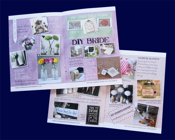 Digitally Printed Brochures - for the Big Day!